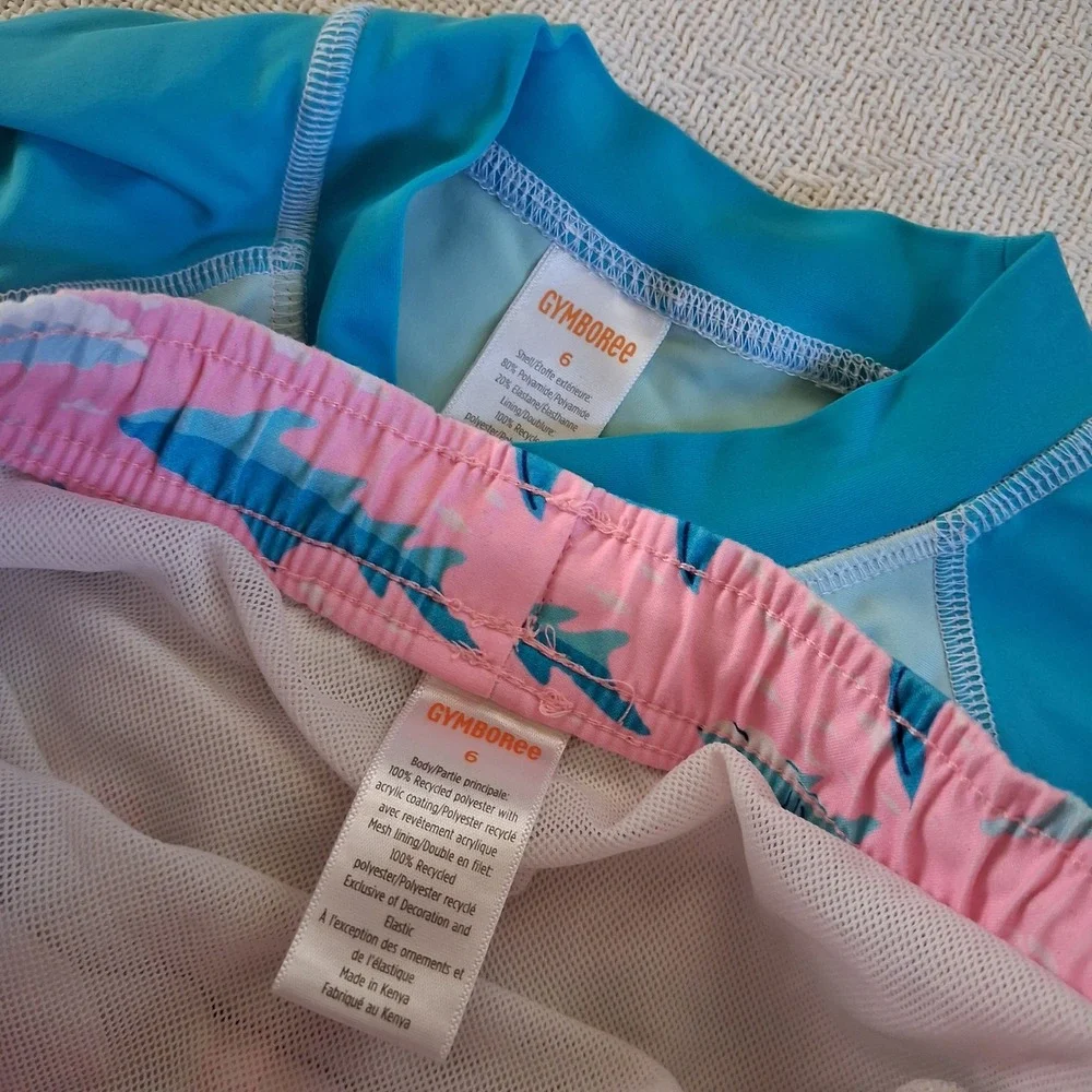 boys swim suits 2sets boys small 6/7 kids beach pool summer